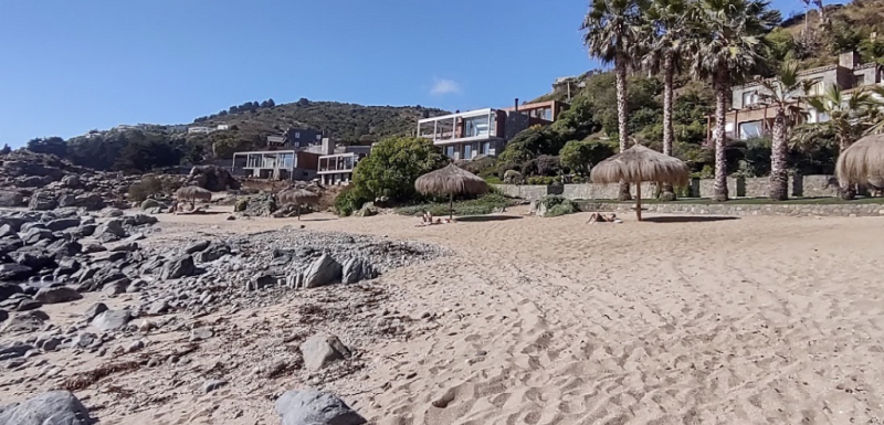 Playa El Pangue, al sol